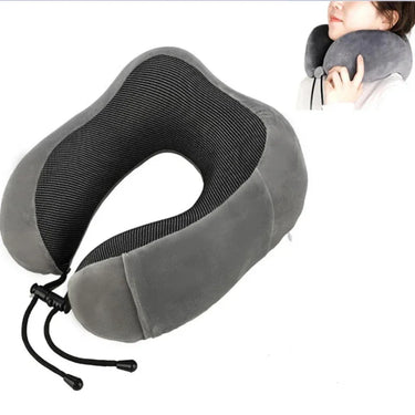U Shaped Memory Foam Neck Pillows Soft Travel Pillow Massage Neck